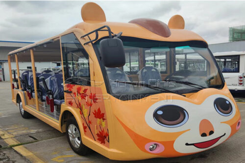 cartoon sightseeing car