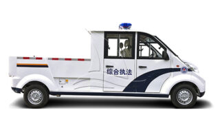 customized service of police patrol car