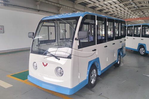 fully enclosed sightseeing car