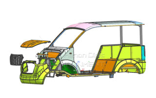 load-bearing ball cage frame of our sightseeing car