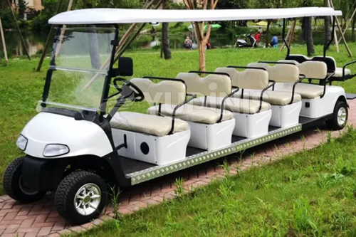 12 passenger golf cart in scenic spot